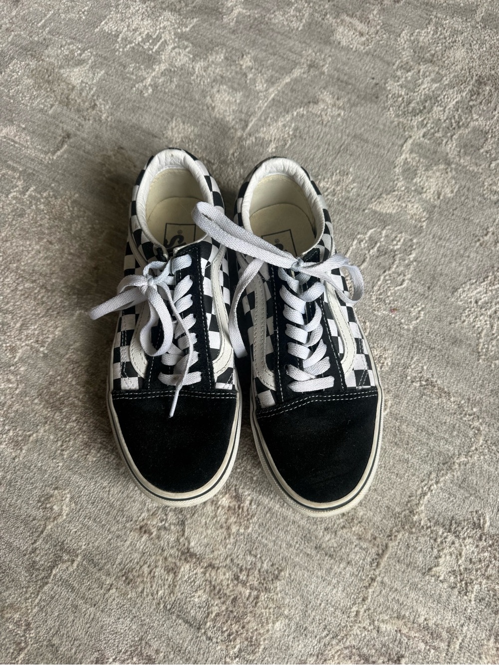 Vans Black and White Checkerboard Old Skool Sneakers